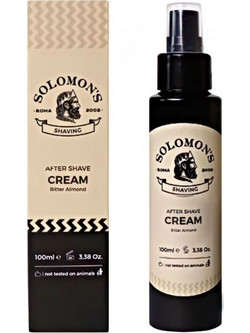 Solomon's Bitter Almond After Shave Cream Χωρίς Οινόπνευμα 100ml