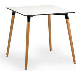 AlfaSet Τραπέζι Τραπεζαρίας Lamax Ξύλινο 90x90x75cm