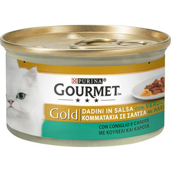Purina Gourmet Gold Adult with Rabbit & Carrot in Gravy 85gr 5111568