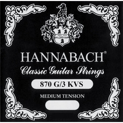 Hannabach 870 SHT KVS Χορδή Κλασικής Κιθάρας G3 Nylon Extra Hard Tension