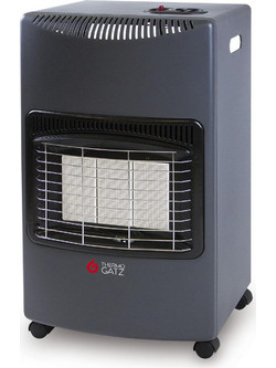Thermogatz TG-4100 Black Κεραμική Σόμπα Υγραερίου 4100W