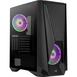 Aerocool Visor Black Gaming Midi Tower Κουτί Υπολογιστή με Πλαϊνό Παράθυρο