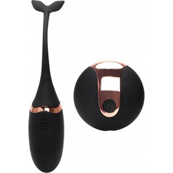 AriaTrade Egg Δονητής Egg για Ζευγάρια με Τηλεχειριστήριο 15cm Μαύρος