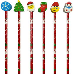 Μολύβια με Γόμα Xmas 3 τεμ Xmasfest 1132612