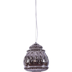 Home Lighting Roza Κρεμαστό Φωτιστικό Οροφής Μονόφωτο E27 Ανθρακί SE4344-01b 77-3746