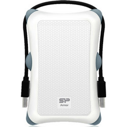 Silicon Power Armor A30 2TB Εξωτερικός Σκληρός Δίσκος HDD 2.5" USB 3.0 White