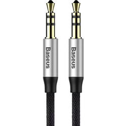 Baseus καλώδιο ήχου 3.5mm M30 4 pin stereo 1.5m μαύρο - (CAM30-CS1)
