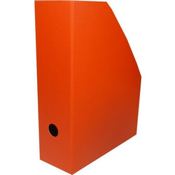 Next θήκη περιοδικών Colors πορτοκαλί χάρτινη Υ32x25x9 εκ