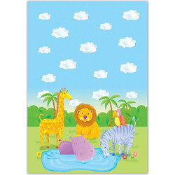 Τραπεζομάντηλο πλαστικό wild animals 54x72εκ