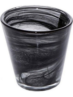 Espiel Ποτήρι Νερού Γυάλινο Alabaster Μαύρο 120ml HOR1033K6