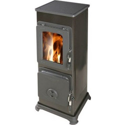 Thorma Bozen Black Ατσάλινη Ξυλόσομπα 7.5kW
