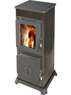 Thorma Bozen Black Ατσάλινη Ξυλόσομπα 7.5kW