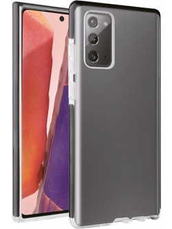 Vivanco Rock Solid Back Cover Transparent Black (Galaxy Note 20)
