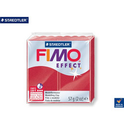 Staedtler Πηλός Fimo Effect Metallic Ruby Red 57gr