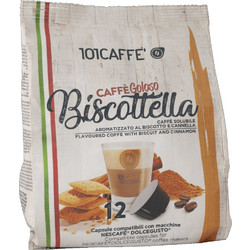 101Caffe Κάψουλες Espresso Biscottella Συμβατές με Μηχανή Dolce Gusto 12τμχ
