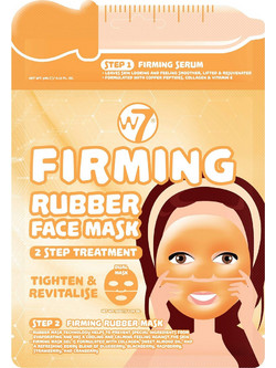W7 Firming 2 Step Treatment Rubber Sheet Μάσκα Προσώπου για Αντιγήρανση με Κολλαγόνο & Πεπτίδια 5ml