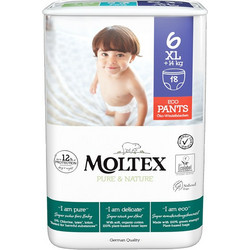 Moltex Pure & Nature Πάνες Βρακάκι No6 16-30kg 18τμχ