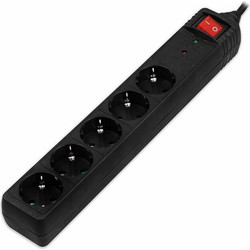 SONORA SPSB501 BLACK COLOR SURGE PROTECTION MULTI STRIP