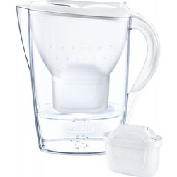 Brita Κανάτα Marella Cool & Maxtra White Πλαστική Με Καπάκι 2400ml