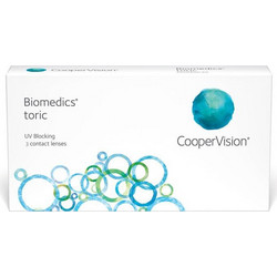Cooper Vision Biomedics Toric Μηνιαίοι Φακοί Επαφής Αστιγματικοί Βιομιμητικοί 3τμχ