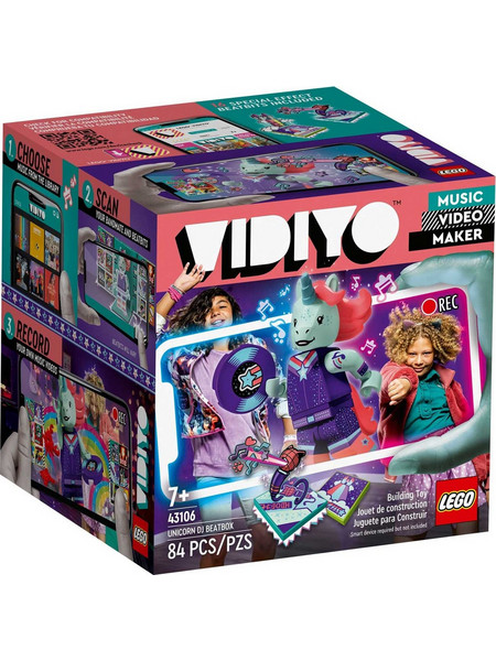 Lego Vidiyo Unicorn DJ Beatbox για 7+ Ετών 43106