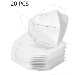 Barbeador FFP2 3D Care Protective Mask Λευκή 20τμχ