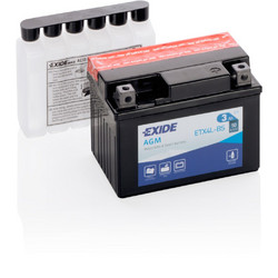 Exide Μπαταρία Μοτοσυκλέτας ETX4L-BS 50A 3Ah