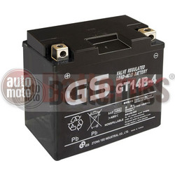 GS Μπαταρία Μοτοσυκλέτας GT14B-4 190A 12Ah