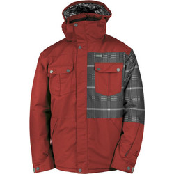 Liquid Jek 05-95-12-005 Chinese Red Ανδρικό Μπουφάν για Ski & Snowboard
