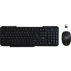 Rebeltec Vortex Black Ασύρματο Σετ Πληκτρολόγιο & Ποντίκι