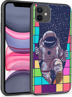 Θήκη iPhone 11 Black TPU - Space Step