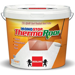 Berling MonoStop ThermoRoof Ελαστομερές Επαλειφόμενο Υβριδικό Μονωτικό Ταράτσας Λευκό 3lt