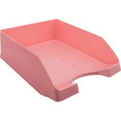Δίσκος Εγγράφων Metron Πλαστικός - 35x26x6.5cm - Ροζ 745.088755