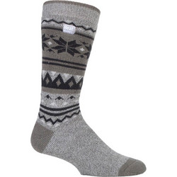 Κάλτσες Ανδρικές Jacquard LITE(TM) Socks Γκρι Heat Holders(R) 80015