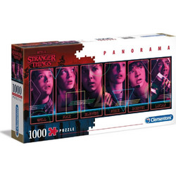 Puzzle Clementoni Panorama Stranger Things Characters 1000 Κομμάτια