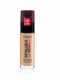 L'Oreal Paris Infaillible 24h Freshwear 145 Rose Beige Liquid Make Up 30ml