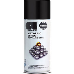 CosmosLac Metallic Effect Σπρέι Βαφής N335 Μαύρο Μεταλλιζέ 400ml