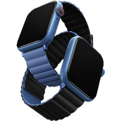 Uniq Revix Reversible Λουράκι Σιλικόνης Blue / Black (Apple Watch 38 / 40 / 41mm)