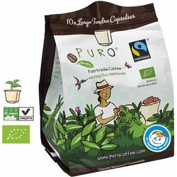 ΚΑΨΟΥΛΑ ESPRESSO PURO FAIRTRADE BIO TUNDRA 100% ARABICA ΣΥΜΒΑΤΗ ΜΕ ΜΗΧΑΝΗ ΤΥΠΟΥ NESPRESSO 10CAPS