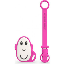 Matchstick Monkey Μασητικό & Κλιπ Monkey Pink