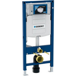 Geberit Sigma 111.300.00.5 Εντοιχιζόμενο Καζανάκι Γυψοσανίδας ή Διπλό Τούβλο 12cm με Μεταλλικό Πλαίσιο