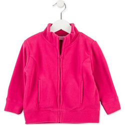 Losan Παιδική Ζακέτα Fleece με Φερμουάρ Φούξια X26-0027AD
