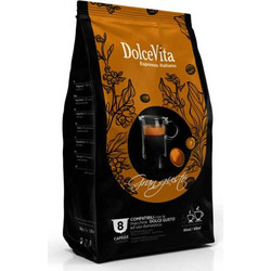 Dolce Vita Κάψουλες Espresso Gran Gusto Συμβατές με Μηχανή Dolce Gusto 8τμχ