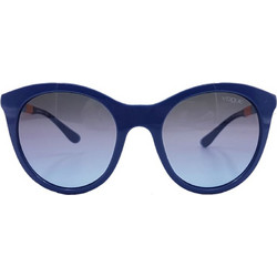 Vogue VO2971S 2325/48 Γυναικεία Γυαλιά Ηλίου Στρογγυλά Κοκάλινα Μπλε με Καφέ Φακό
