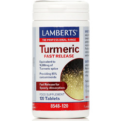 Lamberts Turmeric Fast Release 120 Ταμπλέτες