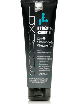 Intermed Luxurious Men's Care Σαμπουάν & Αφρόλουτρο για Επανόρθωση 250ml