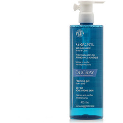Ducray Keracnyl Αφρός Καθαρισμού Προσώπου για Ακμή 400ml