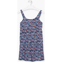 Losan Παιδικό Φόρεμα Floral Μπλε 21G-7023AL
