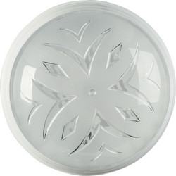 Arkolight Πλαφονιέρα polycarbonate στρογγυλή λευκή Ε27 Φ24 (118.001)