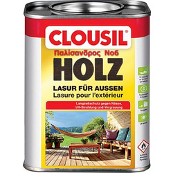 Clou Clousil Lasur Βερνίκι Εμποτισμού Ξύλου Έτοιμο προς Χρήση Ματ Παλίσανδρος 2.5lt
